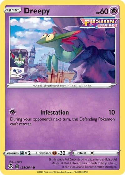 Dreepy SWSH08: Fusion Strike Pokemon card