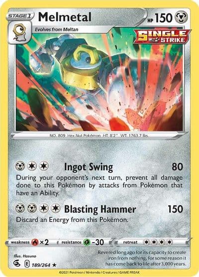 Melmetal SWSH08: Fusion Strike Pokemon card