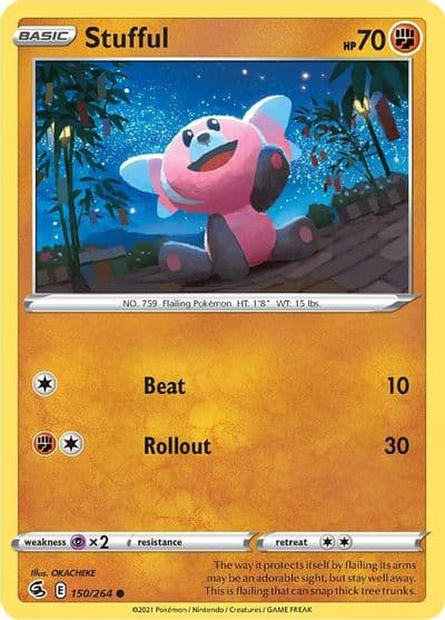 Stufful SWSH08: Fusion Strike Pokemon card