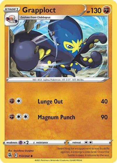 Grapploct SWSH08: Fusion Strike Pokemon card
