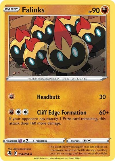 Falinks (154) SWSH08: Fusion Strike Pokemon card