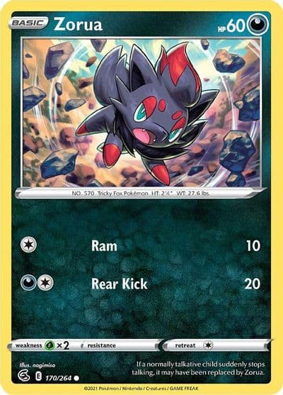 Zorua SWSH08: Fusion Strike Pokemon card