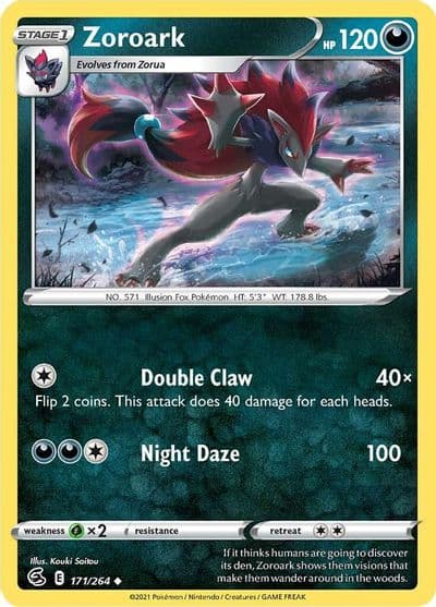 Zoroark SWSH08: Fusion Strike Pokemon card