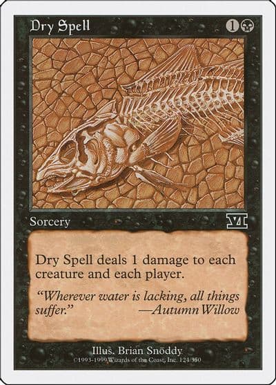 Dry Spell Classic Sixth Edition Magic card