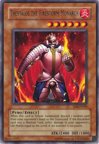 Thestalos the Firestorm Monarch Tournament Pack 8 Yu-Gi-Oh! card