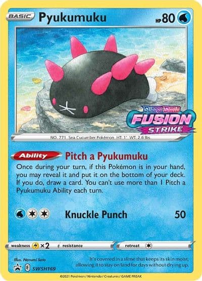 Pyukumuku - SWSH169 (Prerelease) SWSH: Sword & Shield Promo Cards Pokemon card