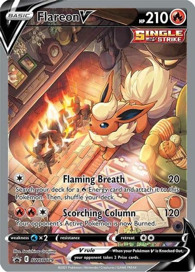 Flareon V - SWSH179 SWSH: Sword & Shield Promo Cards Pokemon card