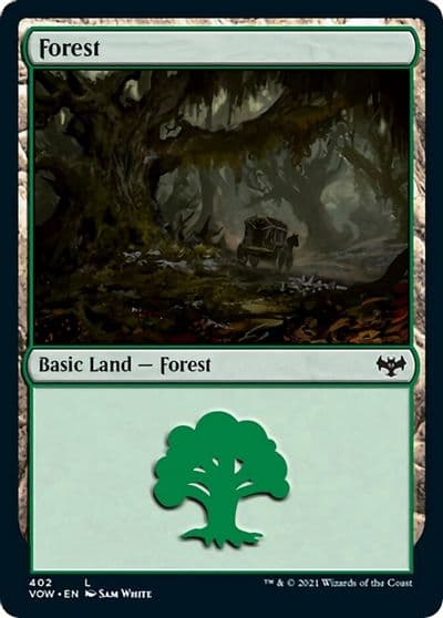 Forest 402 Innistrad: Crimson Vow Magic card