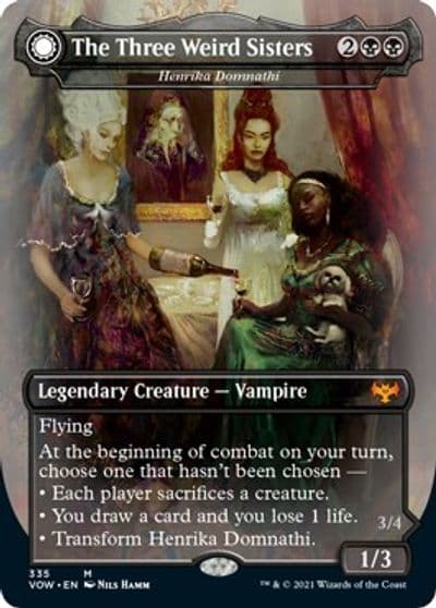 The Three Weird Sisters Henrika Domnathi Innistrad: Crimson Vow Magic card