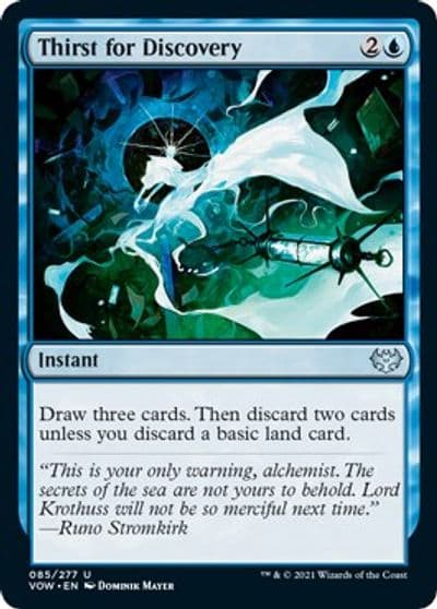 Thirst for Discovery Innistrad: Crimson Vow Magic card