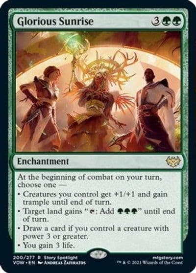 Glorious Sunrise Innistrad: Crimson Vow Magic card