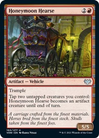 Honeymoon Hearse Innistrad: Crimson Vow Magic card