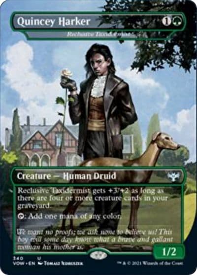 Quincey Harker Reclusive Taxidermist Innistrad: Crimson Vow Magic card