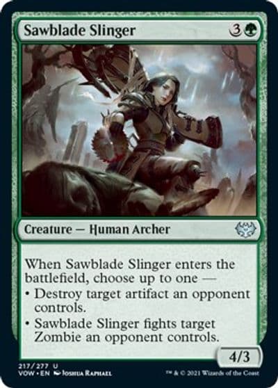 Sawblade Slinger Innistrad: Crimson Vow Magic card