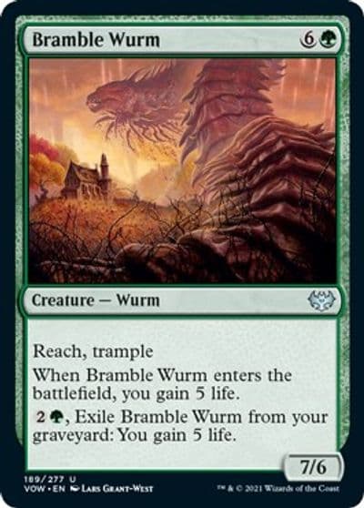 Bramble Wurm Innistrad: Crimson Vow Magic card