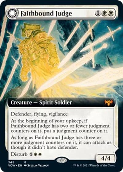 Faithbound Judge Extended Art Innistrad: Crimson Vow Magic card