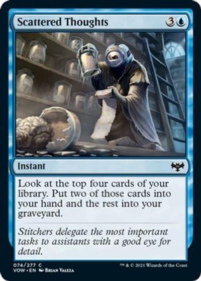 Scattered Thoughts Innistrad: Crimson Vow Magic card