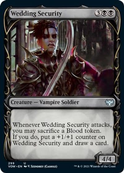 Wedding Security Showcase Innistrad: Crimson Vow Magic card