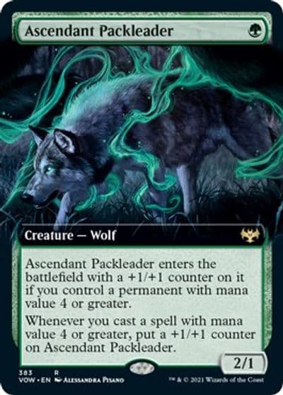 Ascendant Packleader Extended Art Innistrad: Crimson Vow Magic card