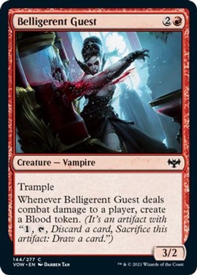 Belligerent Guest Innistrad: Crimson Vow Magic card