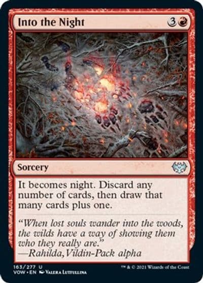 Into the Night Innistrad: Crimson Vow Magic card