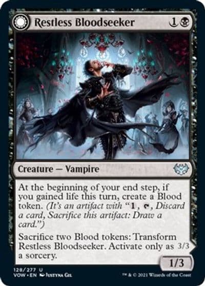 Restless Bloodseeker Innistrad: Crimson Vow Magic card