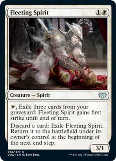 Fleeting Spirit Innistrad: Crimson Vow Magic card