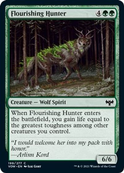 Flourishing Hunter Innistrad: Crimson Vow Magic card