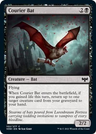 Courier Bat Innistrad: Crimson Vow Magic card