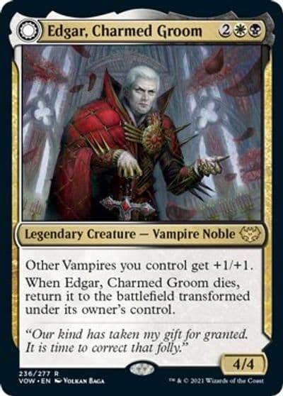 Edgar Charmed Groom Innistrad: Crimson Vow Magic card