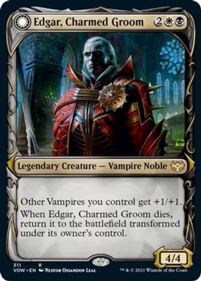 Edgar Charmed Groom Showcase Innistrad: Crimson Vow Magic card