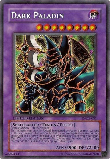 Dark Paladin Duel Master's Guide Yu-Gi-Oh! card