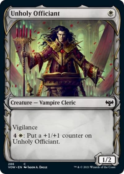 Unholy Officiant Showcase Innistrad: Crimson Vow Magic card
