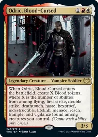 Odric Blood Cursed Innistrad: Crimson Vow Magic card