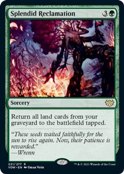 Splendid Reclamation Innistrad: Crimson Vow Magic card