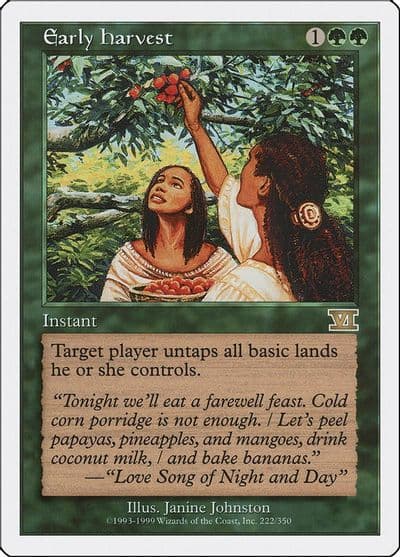 Early Harvest Classic Sixth Edition Magic card