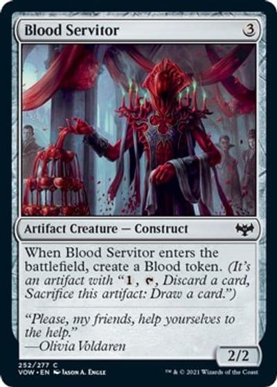 Blood Servitor Innistrad: Crimson Vow Magic card