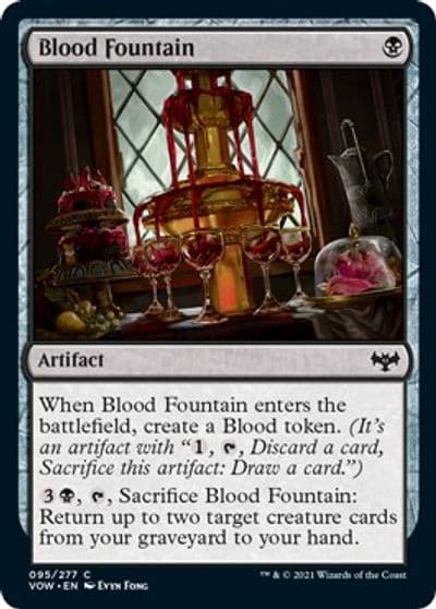 Blood Fountain Innistrad: Crimson Vow Magic card