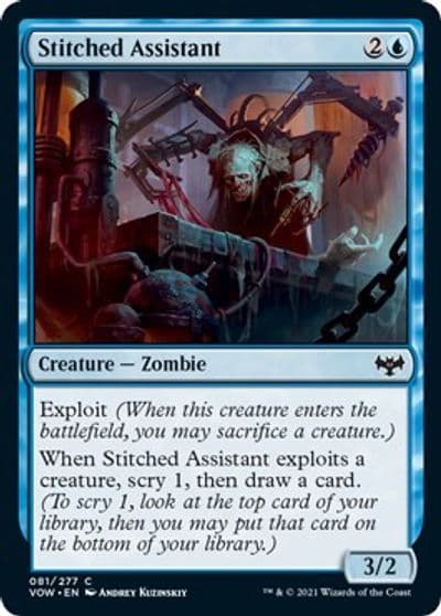 Stitched Assistant Innistrad: Crimson Vow Magic card