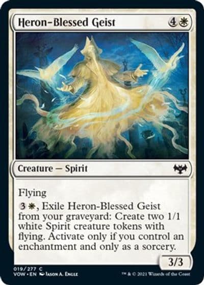 Heron Blessed Geist Innistrad: Crimson Vow Magic card