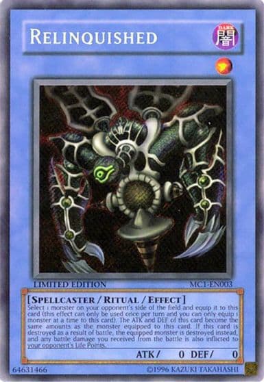 Relinquished Master Collection Volume 1 Yu-Gi-Oh! card