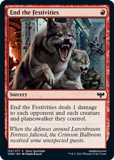 End the Festivities Innistrad: Crimson Vow Magic card