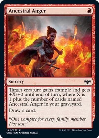 Ancestral Anger Innistrad: Crimson Vow Magic card