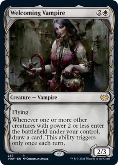Welcoming Vampire Showcase Innistrad: Crimson Vow Magic card