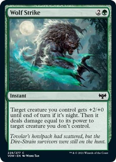 Wolf Strike Innistrad: Crimson Vow Magic card