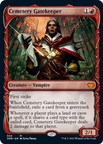 Cemetery Gatekeeper Showcase Innistrad: Crimson Vow Magic card