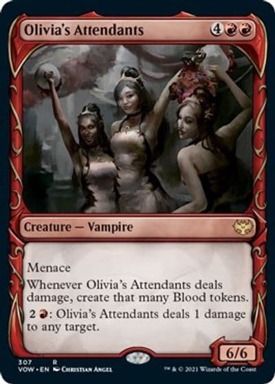 Olivias Attendants Showcase Innistrad: Crimson Vow Magic card