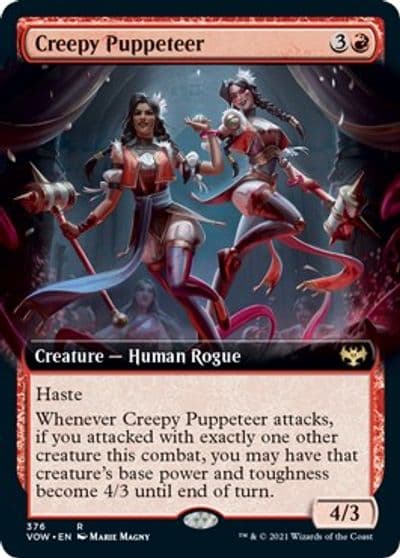 Creepy Puppeteer Extended Art Innistrad: Crimson Vow Magic card
