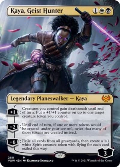 Kaya Geist Hunter Borderless Innistrad: Crimson Vow Magic card