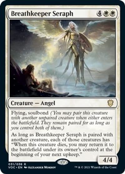 Breathkeeper Seraph Commander: Innistrad: Crimson Vow Magic card